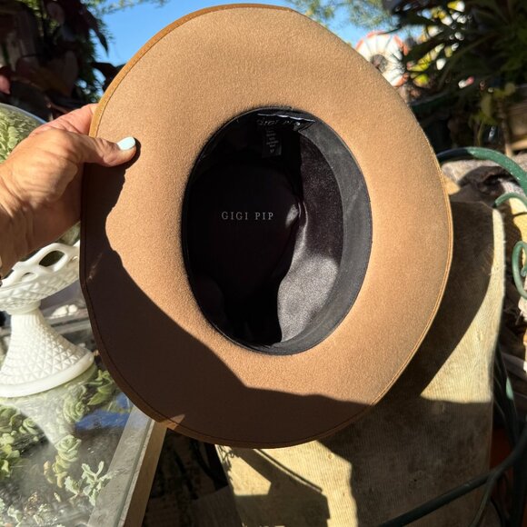 Gigi Pip Monroe Rancher Fedora Hat Brown main image 15